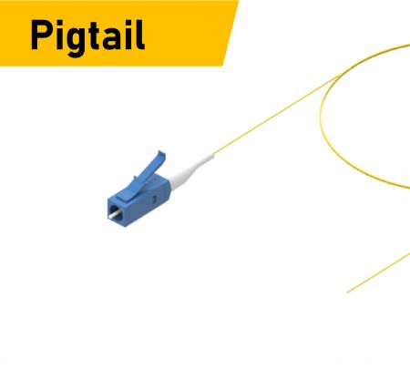 Pigtail de Fibra LC - El pigtail de fibra CRXCabling es adecuado para empalmes de fibra.
